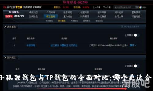 : 小狐狸钱包与TP钱包的全面对比：哪个更适合你？